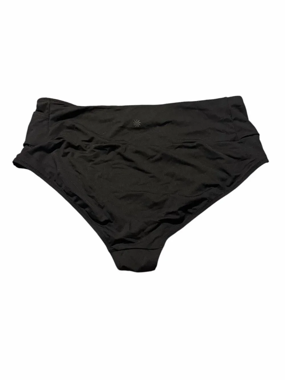 Athleta Ultra High Waist Swim Bottoms XL Black Full Coverage Bikini Bottoms